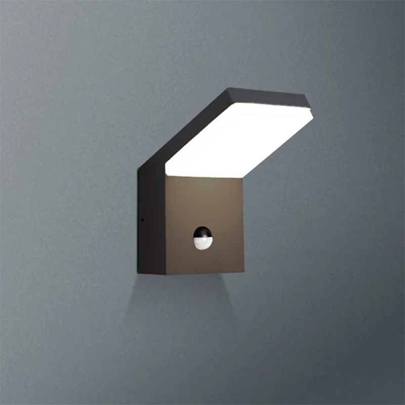 19217 IP54 18W 1800LM šedo/biela/čierna LED dióda LED steny svetlá s detektormi pohybu