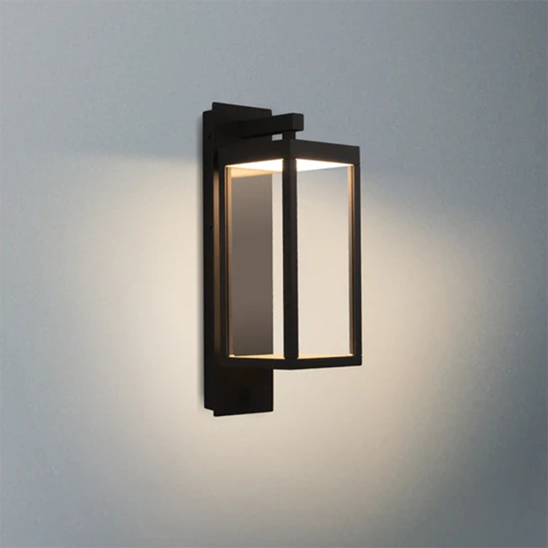 22527 LED biela/čierna/šedá IP54 13W 750 lm Outdoor Sensor Wall Light Svetlo